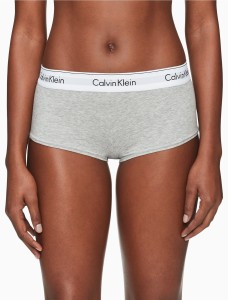 Calvin Klein Underwear Women Boy Short Grey Panty - Buy Calvin Klein  Underwear Women Boy Short Grey Panty Online at Best Prices in India