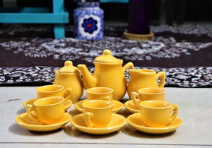 Ceramic childrens best sale tea set