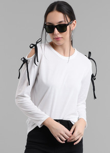 Raabta Fashion Casual Balloon Sleeve Solid Women White Top Buy Raabta Fashion Casual Balloon Sleeve Solid Women White Top Online at Best Prices in India Flipkart