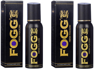 FOGG Fresh Fougere Black Series Fragrance Body Spray Pack of 2
