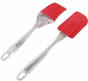 Dhrumil Silicone Spatula Butter Oil Brush Silicone Plastic Flat