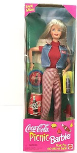 Coca cola barbie doll sales value
