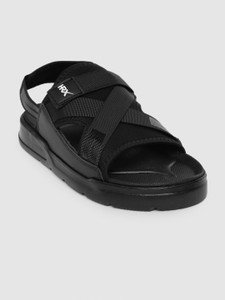 HRX by Hrithik Roshan Men Black Sandals Buy HRX by Hrithik