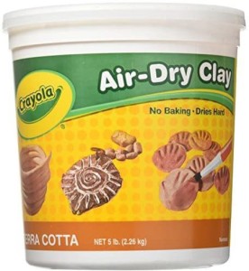 CRAYOLA Air Dry Clay, 5-lb. Bucket - Terra Cotta, Multi - Air Dry Clay,  5-lb. Bucket - Terra Cotta, Multi . shop for CRAYOLA products in India.