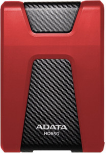 ADATA 1 TB External Hard Disk Drive(Red)