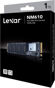 Lexar NM610 (NVME) 1 TB Laptop Internal Solid State Drive (1TB NM610 (NVME))