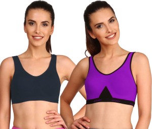 JOCKEY 1376- PURPLE Women Sports Non Padded Bra - Buy JOCKEY 1376- PURPLE  Women Sports Non Padded Bra Online at Best Prices in India