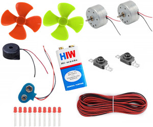 REES52 Science Project Kit For Windmill Project with DC Toy Motors