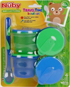 Baby travel bowl and spoon sale set