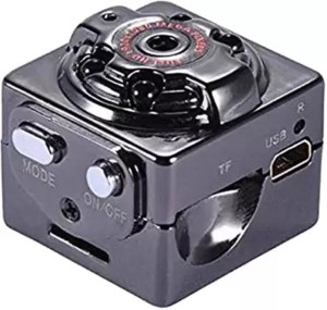 ALA SQ8 Spy Camera SQ8 Mini Camera Coin Size TF Card Voice Recorder Night Vision DV Car DVR cam Spy Camera Sports and Action Camera(Black, 12 MP)