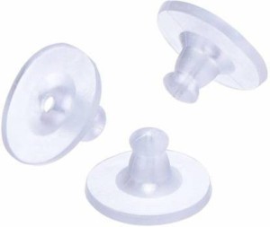 Golden Earring Backs with Silicone Pad Earring Studs, Studs with Pad Rubber Earring  Backs Stoppers at Rs 0.8/piece, Earring Posts in New Delhi
