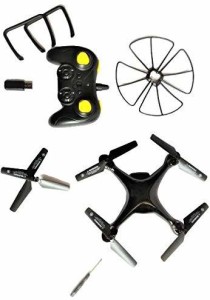 Vezimon Remote control Drone without camera, Drone with altitude hold feature, Quadcopter with remote control and Blue and Green lights Drone