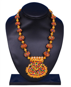 Raj Bharatham Bharatanatyam Kuchipudi Dance Necklace Pearl