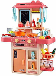 Zooglu 42 Piece Kitchen Set Smoky Music Real Water Tap Actually Fell of Kitchen for Your Kids 42 Piece Kitchen Set Smoky Music Real Water Tap