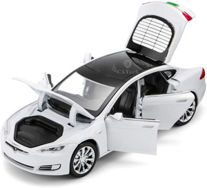 Tesla store toy car