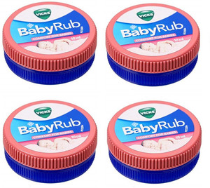 VICKS Baby Rub Comfort For Babies 4 x 10 ml Mini Packs Gel