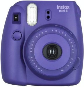 tiddler Instax Mini8 Body with Single Lens: EF-S18-55 IS STM (16 GB SD Card + Camera Ba Instant Camera(Purple)