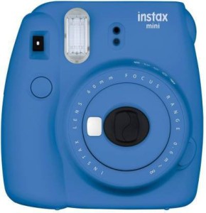 tiddler Fujifilm Instax Mini 9 Body with Single Lens: EF-S18-55 IS STM (16 GB SD Card + Camera Ba Instant Camera(Blue)