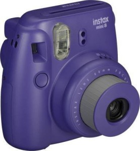 Snooky Instx Mini 8 Body with Single Lens: EF-S18-55 IS STM (16 GB SD Card + Camera Ba Instant Camera(Purple)