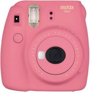 Tango Deal Fujifilm Instax mini 9 Body with Single Lens: EF-S18-55 IS STM (16 GB SD Card + Camera Ba Instant Camera(Pink)
