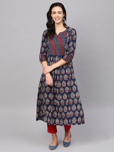 cotton anarkali kurtis on flipkart