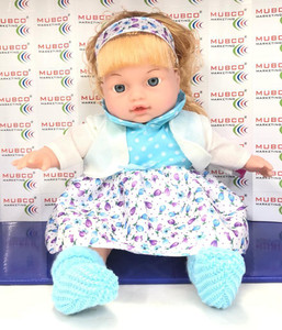 Mubco Small Baby May May Girl Soft Toy Fashion Doll Blond Hair
