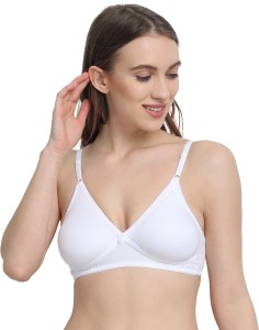 V STAR ROUND STITCHED COTTON BRA PACK OF (3PC COMBO), 45% OFF