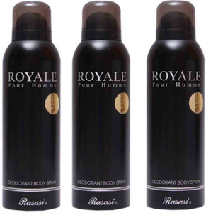 RASASI Royale Pour Homme Deo Spray Set XZ Body Mist For Men