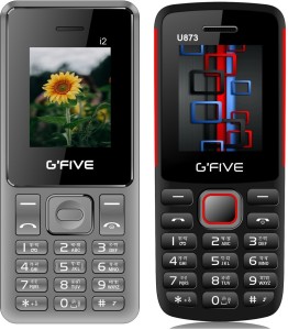 Gfive i2 & U873 Combo of Two(Grey : Black Red)