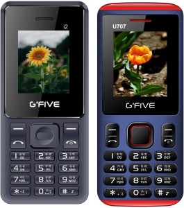 Gfive i2 & U707 Combo of Two(Dark Blue : Blue Red)