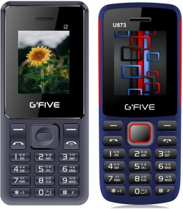 Gfive i2 & U873 Combo of Two(Dark Blue : Blue Red)