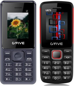 Gfive i2 & U873 Combo of Two(Dark Blue : Black Red)