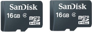 SanDisk class 4 16 GB MicroSDHC Class 4 48 MB/s  Memory Card
