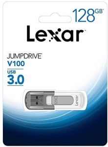Lexar JUMPDRIVE V100 128 GB Pen Drive(White)