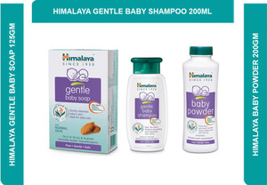 HIMALAYA Everyday Baby Care Best Baby Bath Products Gentle Baby Soap 125g Baby Shampoo 200ml Baby powder 200g Buy Baby Care Combo in India