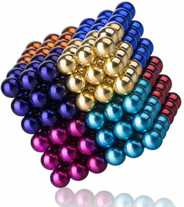 HRK Stress Relief Magnetic Magnet Balls for Kids Magnetic Stainless Steel Solid Toy 216 Pcs 5MM 8 Colors Magnets Educational Toys Stress Relief Magnetic Magnet Balls for Kids Magnetic Stainless Steel