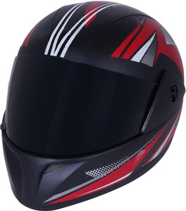 Sage Square Plus Graphic Helmet ISI Certified Tinted Visor