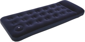 DecorSecrets Airbeds Flocked Inflation Indoor Air Mattress Vinyl 1 Seater Inflatable Sofa