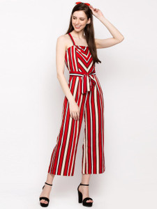 GlowRist Striped Women Jumpsuit Buy GlowRist Striped Women