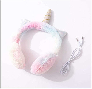 Fuzzy online unicorn headphones