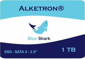 Alketron BLUE SHARK 1 TB Desktop, Laptop, Surveillance Systems, Servers, All in One PC's, Network Attached Storage Internal Solid State Drive (Blue Shark - SSD (Internal Solid State Drive) 1 TB - SATA 3 - 2.5
