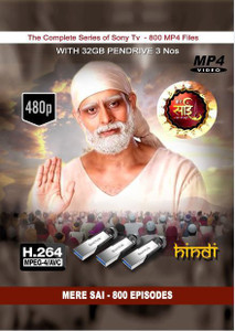 Mere Sai Sony Liv Serial 800 Episodes 32gb Pendrive 3Nos 1 Price