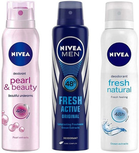 NIVEA PEARL AND BEAUTY DEO FRESH ACTIVE DEO FRESH NATURAL DEO