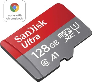 SanDisk Ultra 128 GB MicroSDXC Class 10 100 MB/s  Memory Card(With Adapter)