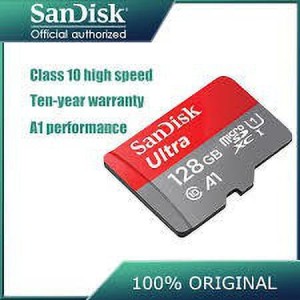 SanDisk Ultra 128 GB Ultra SDHC Class 10 100 MB/s  Memory Card(With Adapter)