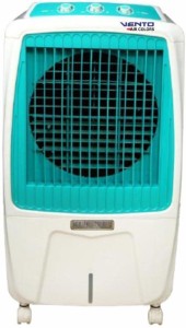 Vento 65 L Room/Personal Air Cooler(White & Blue, 65-Litres Desert Air Cooler with HONYCOMB Pads)