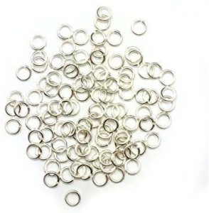 100 Sterling Silver Round Open Jump Rings 3.0mm 24 Gauge by Craft Wire