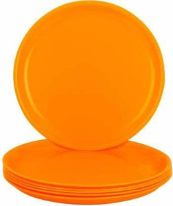 Orange plastic plates outlet