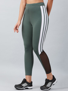 Olive green adidas tights online