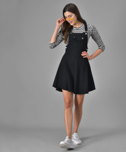 Absorbing Women Black Dungaree Buy Absorbing Women Black Dungaree Online at Best Prices in India Flipkart
